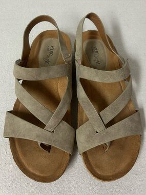 EuroSoft by Sofft Sandals Womens 9.5M Tan